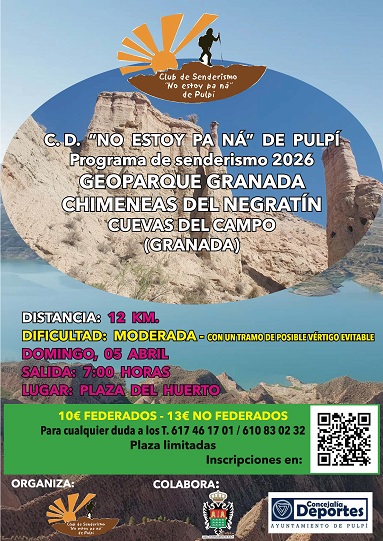 RUTA SENDERISMO DOMINGO 5 ABRIL 2026-PROGRAMA CLUB 